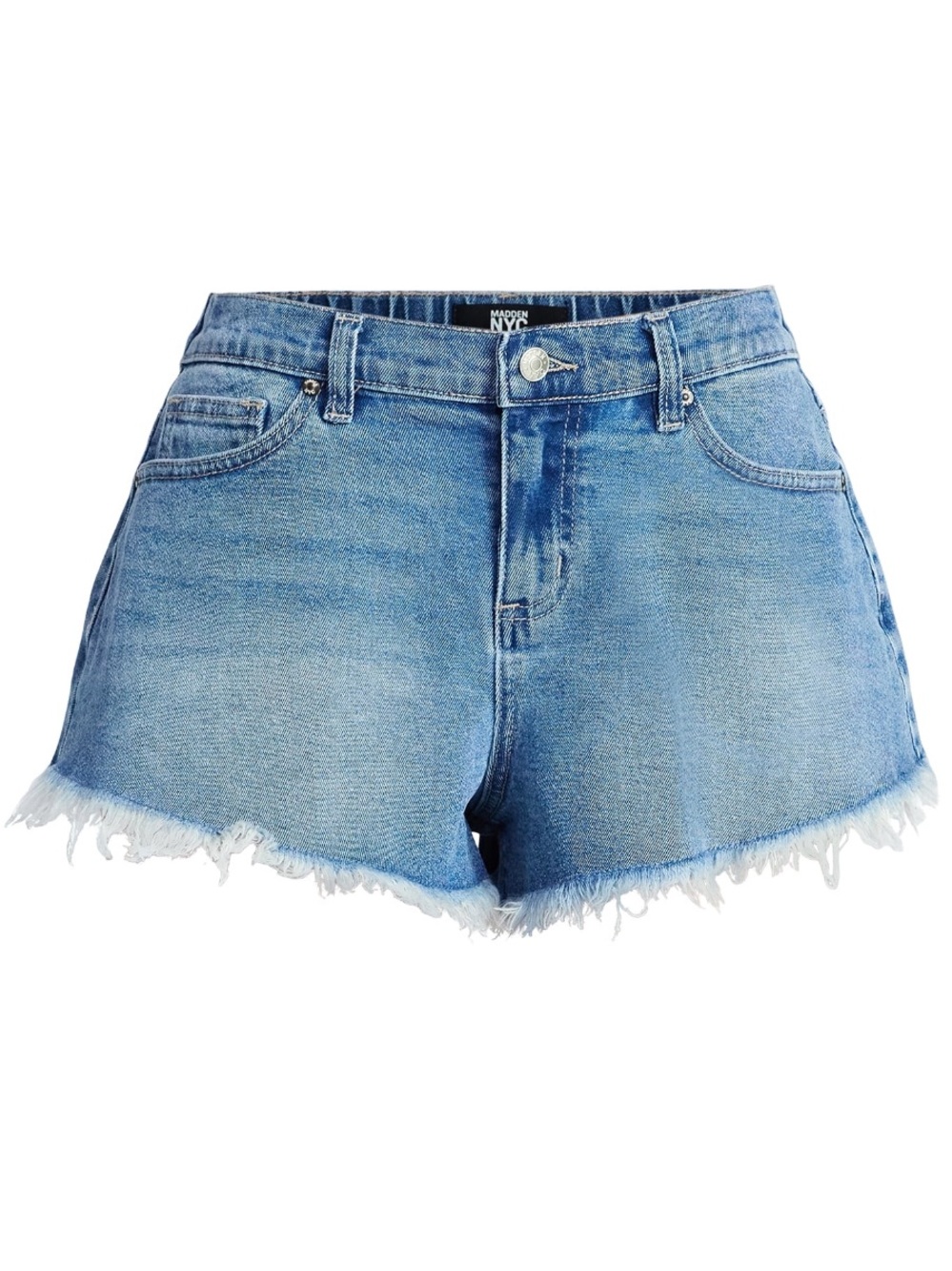 NWT Madden NYC Women's Frayed Denim Shorts